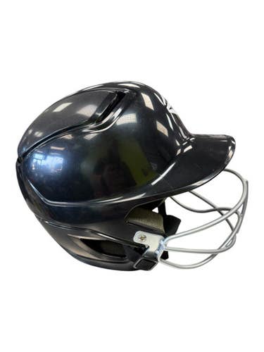 Used Easton ALPHA BAP-10L 7 1/8 - 7 3/4 Batting Helmet w/Mask Black LG 11862-S000093016