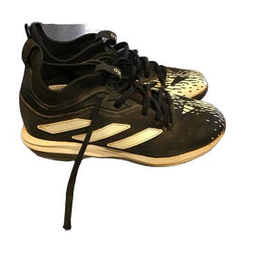 Used Adidas ID1669 BB/SB Cleats Black Junior 06 11730-S000069997