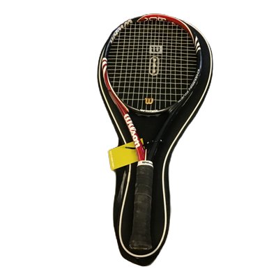 Used Wilson KHAMSIN FIVE FX Adult Tennis Racquet Red 4 3/8" 11730-S000070026