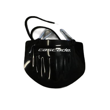 Used Cascade Lacrosse Helmet Throat Guard Black One Size 11730-S000070035