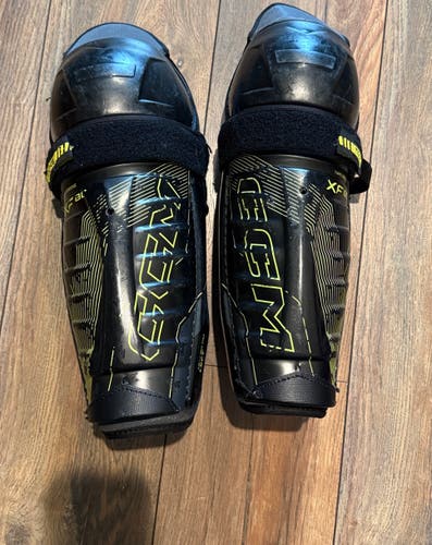 Senior CCM Tacks XF80 12" Shin Pads (Used)