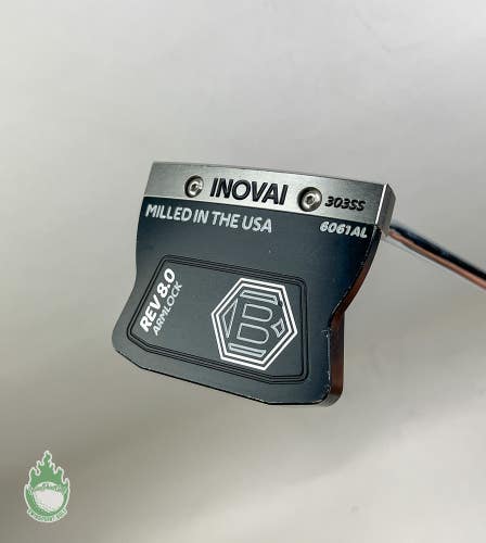 Used RH Bettinardi INOVAI REV 8.0 Armlock 33.5" Milled Putter Steel Golf Club