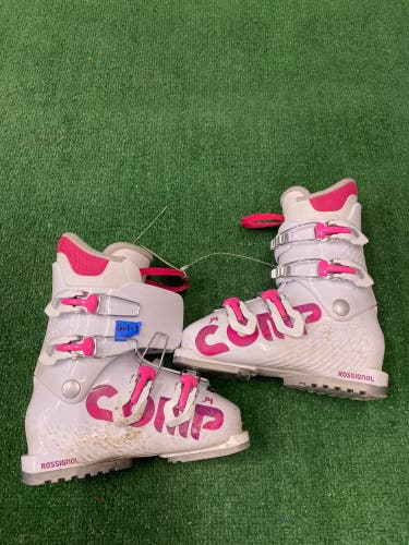 Mondo 22 & 22.5 Kid's Rossignol Comp J4 All Mountain Ski Boots (Used)