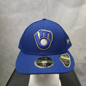 NWS Milwaukee Brewers Alt 2017 New Era 59fifty Low Profile 7 1/2 MLB