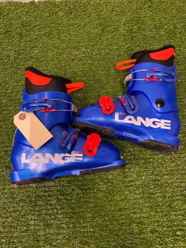 Mondo 19 & 19.5 Kid's Lange RSJ 50 All Mountain Ski Boots (Used)