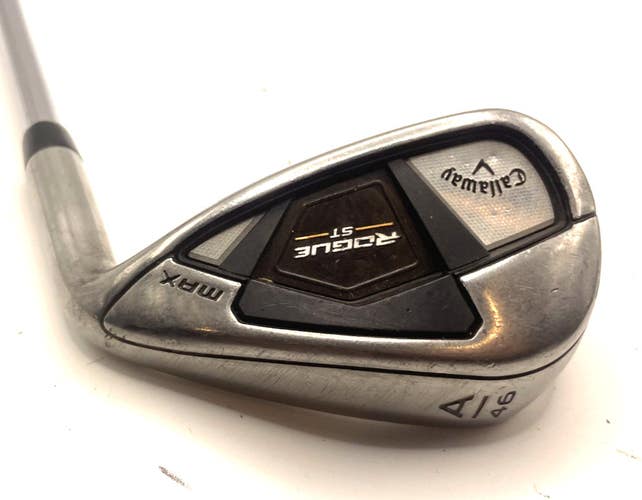 Callaway Rogue ST Max A 46* Gap Wedge TT Elevate MP Regular Steel Shaft *Good*