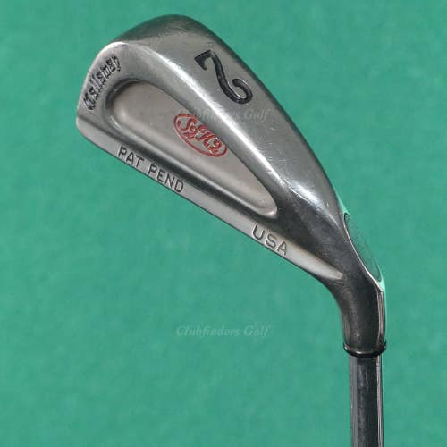 Callaway S2H2 Patent Pending Single 2 Iron Memphis 10 Steel Uniflex