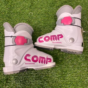 Mondo 15.5 & lower Kid's Rossignol Comp J All Mountain Ski Boots (Used)