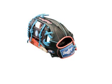 Used Rawlings R9 BB/SB Glove LH Throw Black 11 1/2" 11846-S000101402