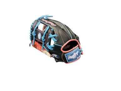 Used Rawlings R9 BB/SB Glove LH Throw Black 11 1/2" 11846-S000101402