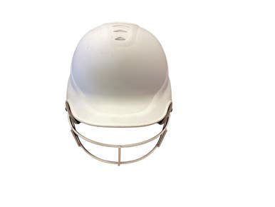 Used RIP-IT SOFTBALL BATTING HELMET Batting Helmet w/Mask White One Size 11846-S000101384
