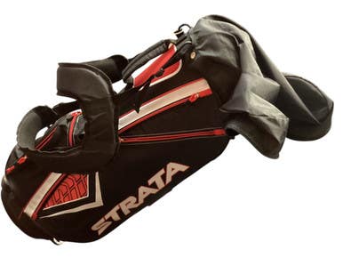 Used Strata STAND BAG Mens Stand Bag Black 11846-S000101344