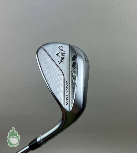 RH Callaway Jaws Raw Full Toe J Grind Wedge 58*-10 Wedge Flex Steel Golf Club