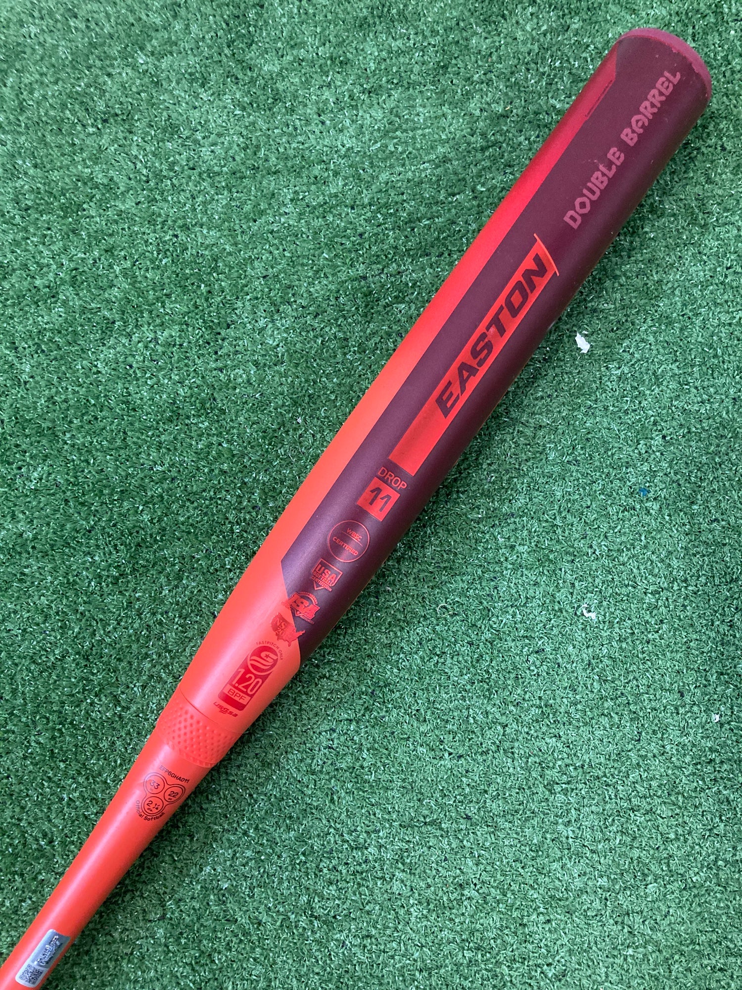 Batte De Softball Easton Ghost Advanced 2026 (-11) 33 Pouces 22 Oz - Rouge Composite