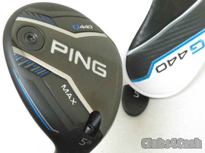 PING G440 Max Fairway 19  5 Wood TOUR 2.0 Black 75 Stiff Flex +Cover  Shop Wear