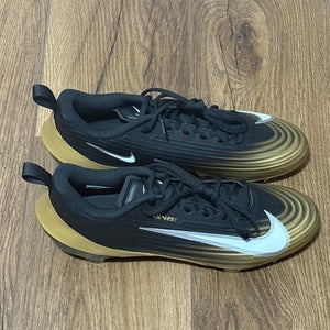 Nike Vapor Speed 3 Black Gold Football Cleats Men's 11.5 FB3303-003