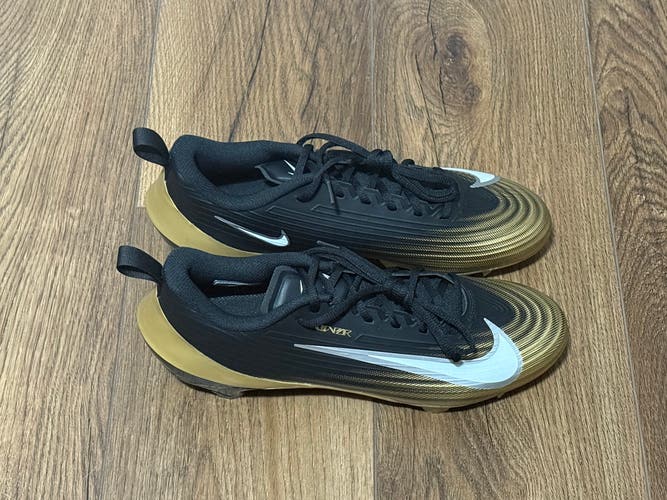 Nike Vapor Speed 3 Black Gold Football Cleats Men's 11.5 FB3303-003