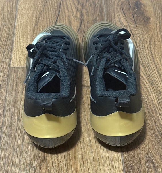 Nike Vapor Speed 3 Black Gold Football Cleats Men display picture 2