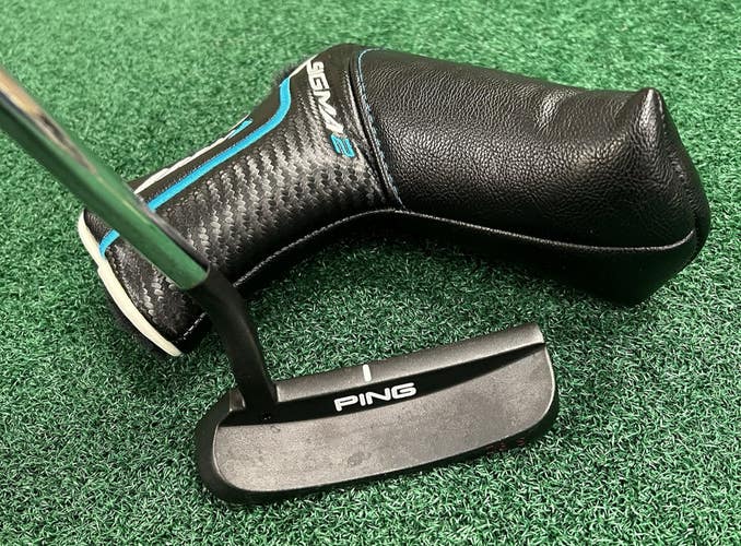 PING Scottsdale Blade Putter Steel Shaft 34.5" Steel Shaft w/Head Cover