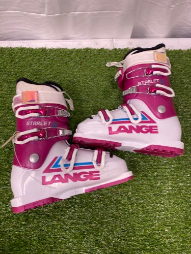 Mondo 23 & 23.5 Kid's Lange RSJ 60 All Mountain Ski Boots (Used)