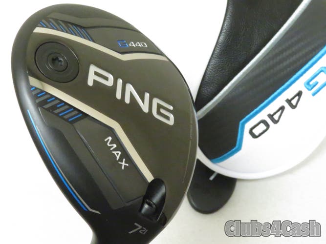 PING G440 Max Fairway 21  7 Wood Mitsubishi Tensei 1K Black 75 X +Cover   MINTy