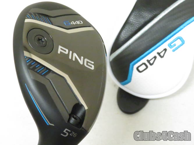 PING G440 Hybrid 26  5H TOUR 2.0 Black 90 Stiff Flex +Cover .. Shop Wear