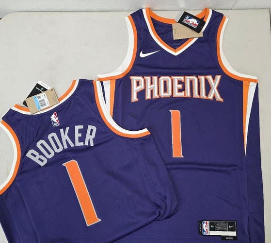 60317 Mens Phoenix Suns DEVIN BOOKER Basketball JERSEY NWT Purple $120