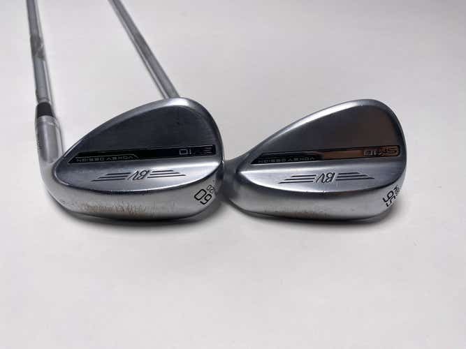 Titleist Vokey SM10 Tour Chrome Wedge Set 56* 8 | 60* 12 SM10 Wedge RH