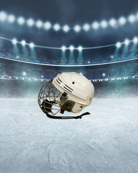 Bauer 4500 White Medium Helmet