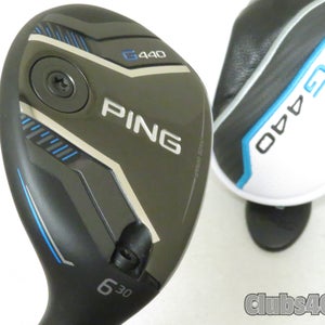 PING G440 Hybrid 30°  6H Denali Red 80g 6.0 Stiff Flex +Cover .. Shop Wear