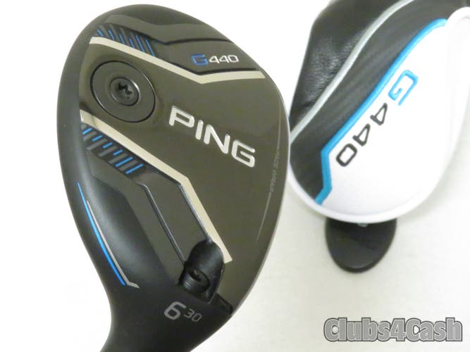 PING G440 Hybrid 30°  6H Denali Red 80g 6.0 Stiff Flex +Cover .. Shop Wear