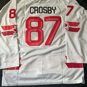 NEW Sidney Crosby Team Canada Olympic Hockey Men's Jersey Stitched Size XL