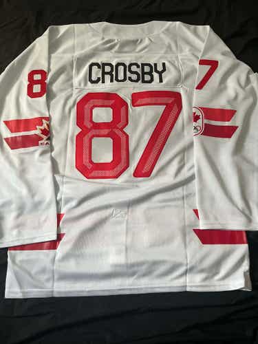 NEW Sidney Crosby Team Canada Olympic Hockey Men's Jersey Stitched Size XL