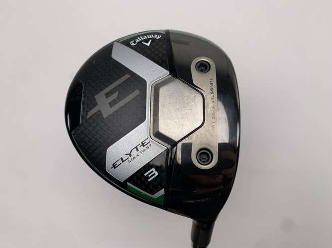 Callaway Elyte Max Fast 3 Fairway Wood 16* Vanquish 4 R2 Senior Graphite Mens RH