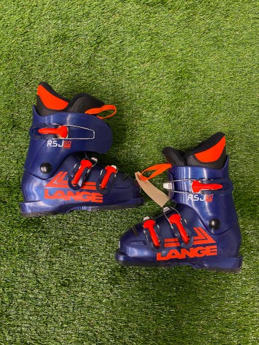 Mondo 18 & 18.5 Kid's Lange RSJ 50 Ski Boots (Used)