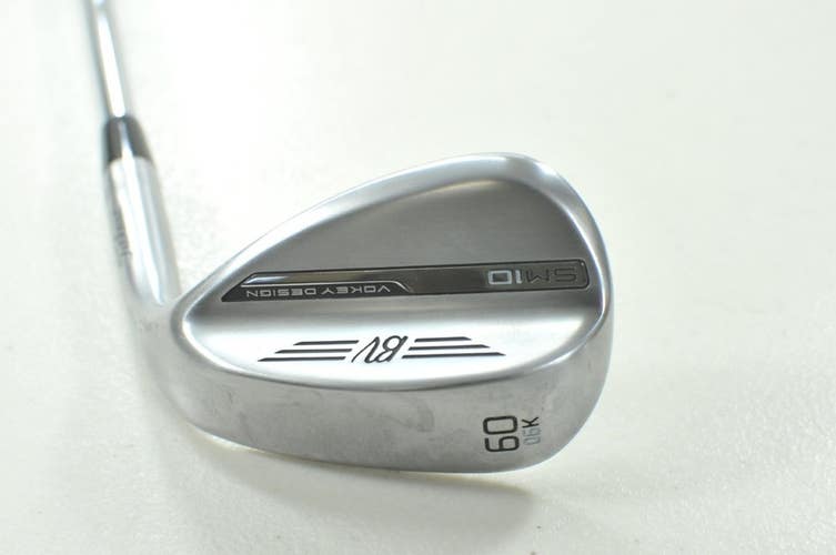 Titleist Vokey SM10 Tour Chrome 60*-06K Wedge Right BV Wedge Flex Steel # 213121
