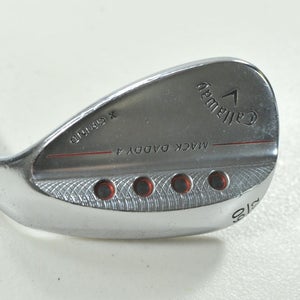 Callaway Mack Daddy 4 Chrome 60*-12 Wedge Right DG S200 Stiff 115 Steel # 212773