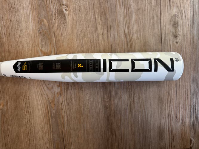 2025 Rawlings Icon Composite USSSA Certified Bat (-5) 27 oz 32" (New)