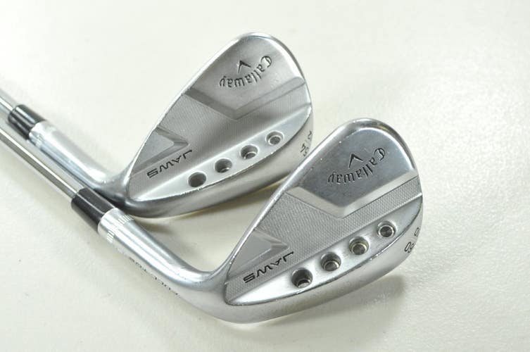 Callaway Jaws Full Toe Chrome 54*, 60* Wedge Set Right DG Spinner Steel # 213161