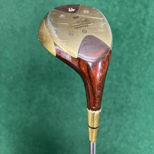 Vintage Kenneth Smith Solidized Custom Handmade 4 Fairway Wood MRH Steel Shaft