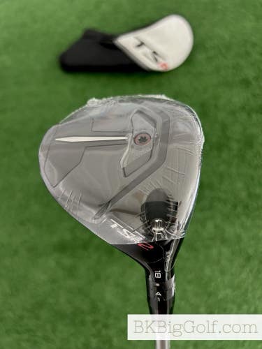 NEW Titleist TSr2 18 Degree 5 Wood w Headcover / MMT TSP 60g Stiff Shaft