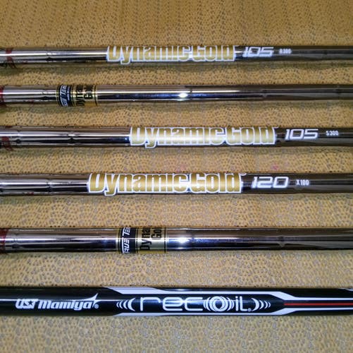Men's Dynamic gold Shaft Stiff Flex Steel Shaft (Used)