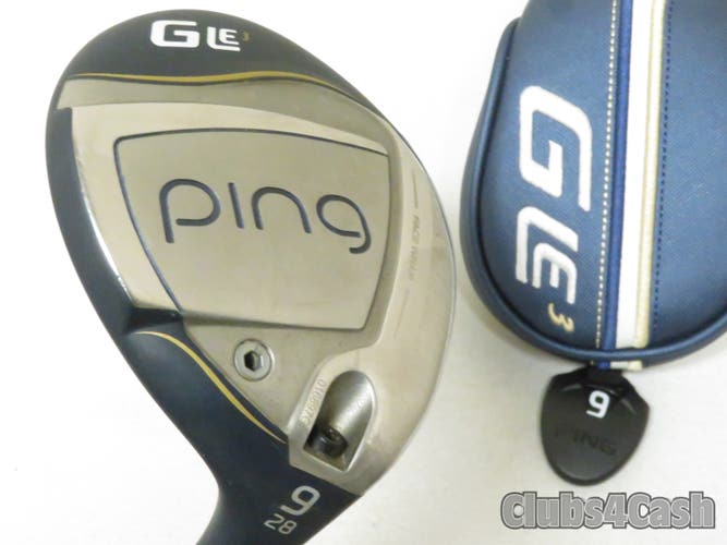 PING Womens G Le3 Fairway 28  9 Wood ULT 250 LITE LADIES +Cover