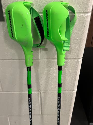 44in (110cm) Slalom Komperdell National Carbon 12.3mm Racing Ski Poles (Used)
