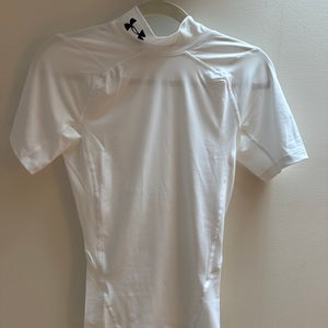 White Small Men's Under Armour Compression (New)