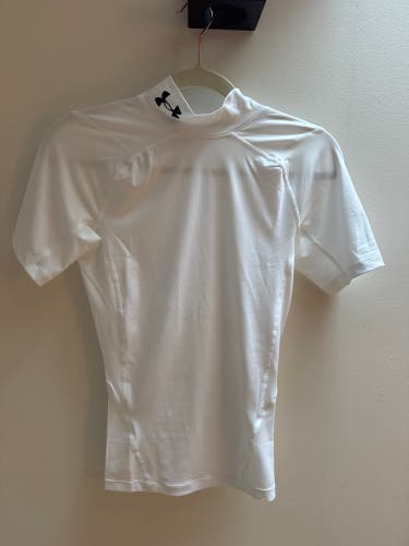 White Small Men's Under Armour Compression (New)