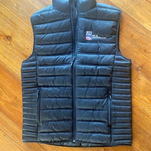 Black Medium Men's us ski team Vest (Used)
