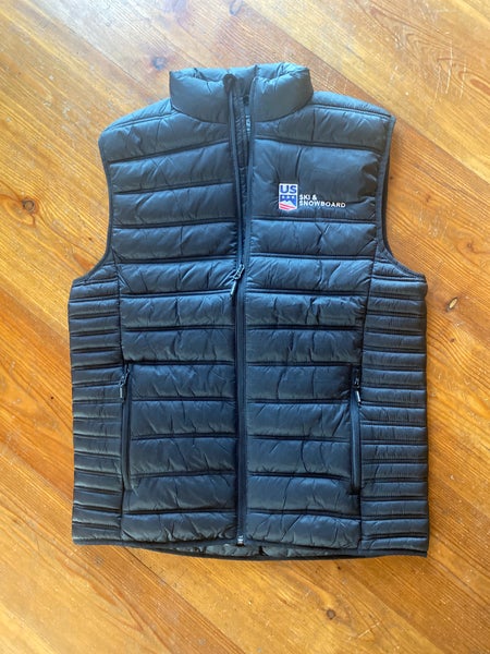 Black Medium Men's us ski team Vest (Used)