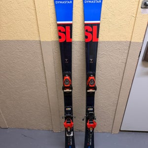 Dynastar Omeglass Team SL 135 cm Racing Skis With Bindings (Used)
