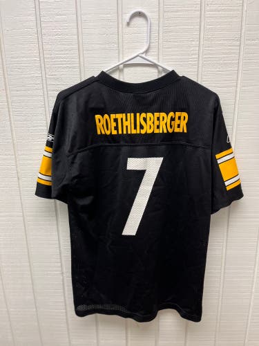 NFL Pittsburgh Steelers Reebok #7 Ben Roethlisberger Jersey Youth XL 18-20
